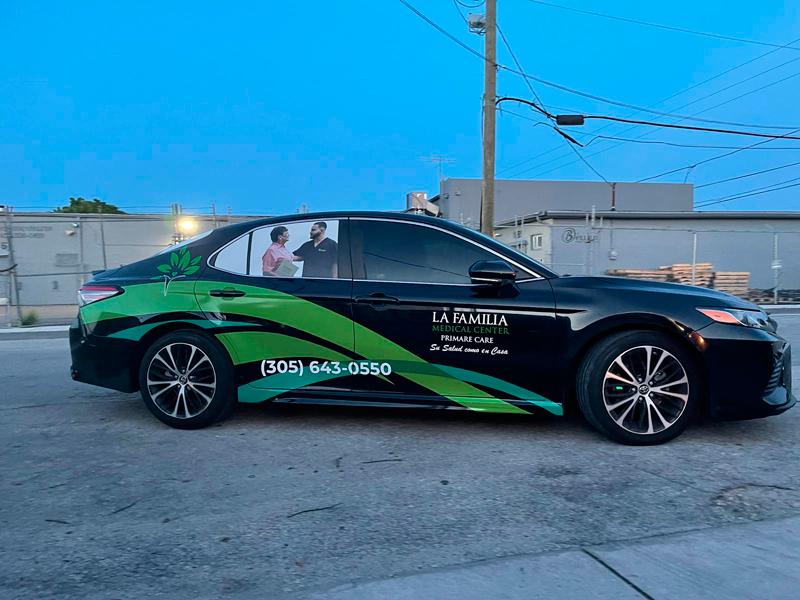 Toyota Camry Partial wrap