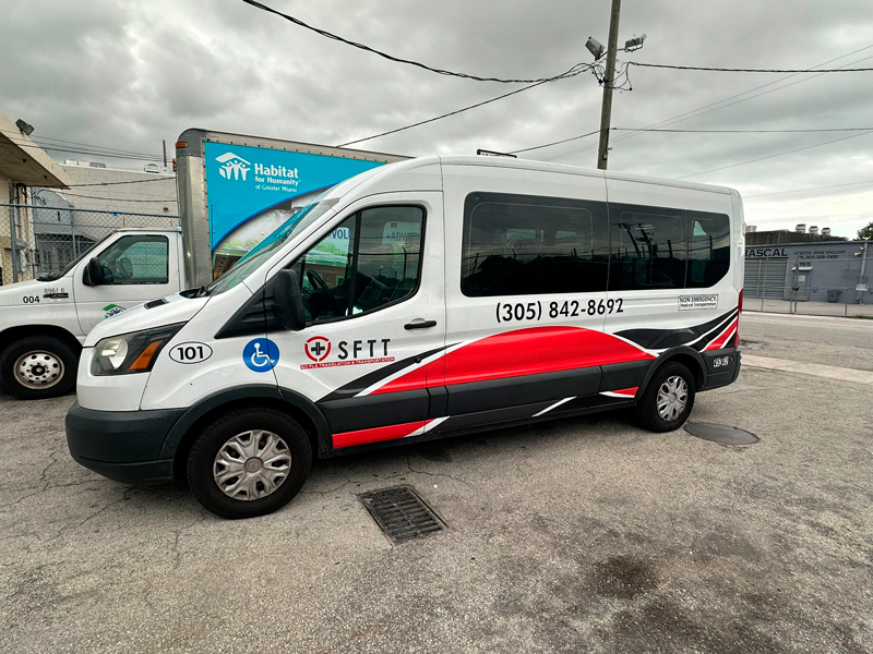 Medical Van Partial Wrap