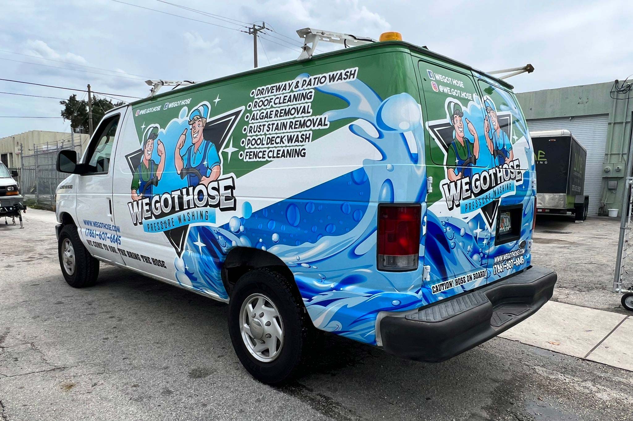 ford express van Full Color Wrap Hialeah